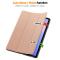  Samsung Galaxy Tab S10 FE Plus Fodral Tri-Fold Pennhållare