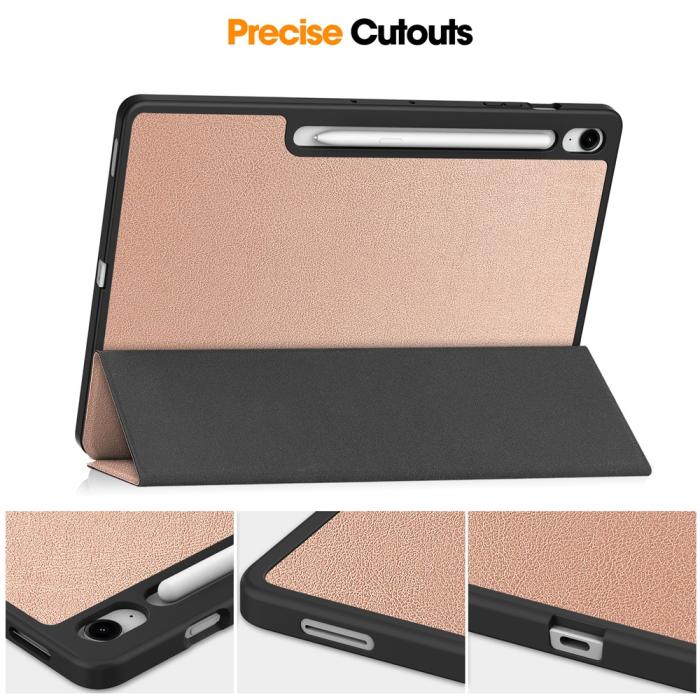 Bild 4,  Samsung Galaxy Tab S10 FE Plus Fodral Tri-Fold Pennhållare