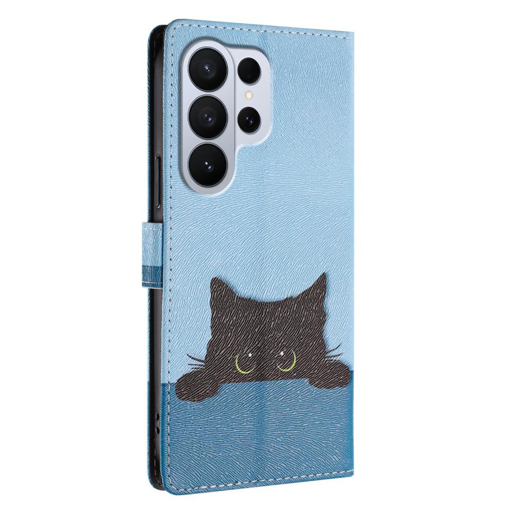  Samsung Galaxy S26 Ultra Fodral Med Tryck Svart Katt