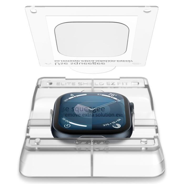 Bild 3, Spigen Spigen Apple Watch 11/10 46 mm 2-PACK Skärmskydd 