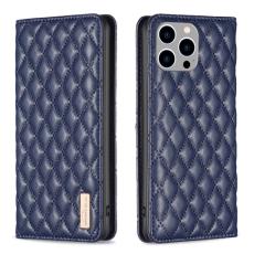 BINFEN BINFEN iPhone 15 Pro Max Fodral Diamond Flip L&auml;der Bl&aring;