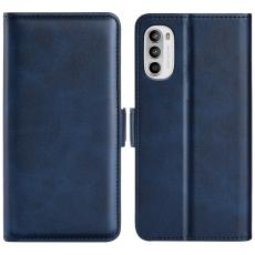  Motorola Moto G52/G82 Fodral Magnetisk St&auml;ngning Bl&aring;