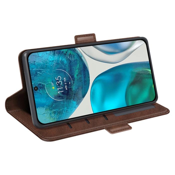 Bild 5,  Motorola Moto G52/G82 Fodral Magnetisk Stängning Brun