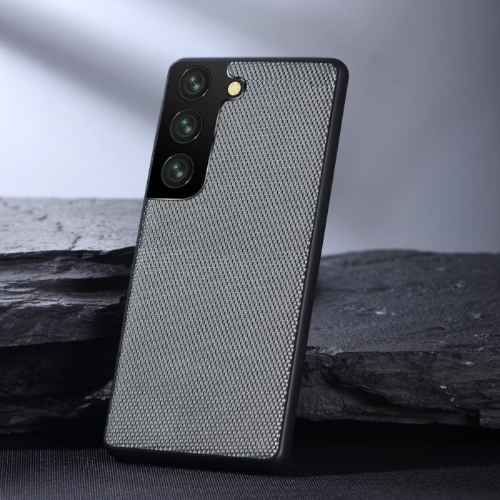 Bild 3,  Samsung Galaxy S22 Plus Skal Nylontäckt TPU Grå