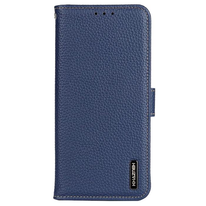 Bild 6, KHAZNEH KHAZNEH Samsung Galaxy S24 FE Fodral Äkta Läder Mörk Blå