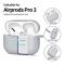 Tech-Protect Tech-Protect AirPods Pro 3 Skal Silikon Hook Crayon Grey