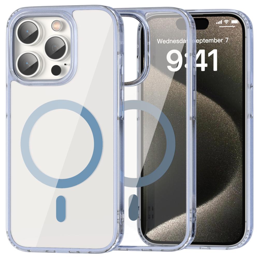 ColorPop ColorPop iPhone 15 Pro Skal CH MagSafe Transparent/Ljus Blå