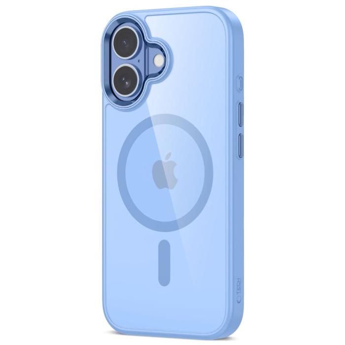 Bild 2, Tech-Protect Tech-Protect iPhone 17 Skal MagSafe MagMat Blue / Clear