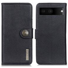 KHAZNEH KHAZNEH Google Pixel 7 Fodral L&auml;der Svart