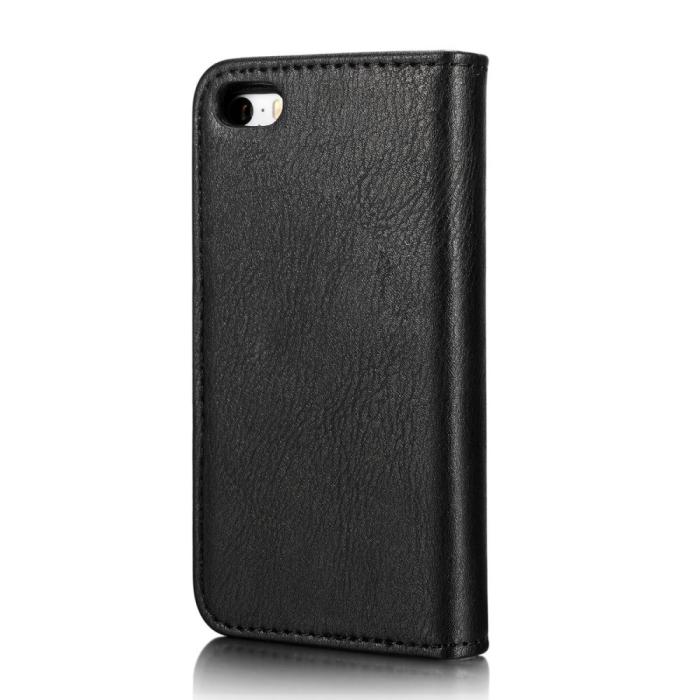 Bild 5, DG.MING iPhone 5/5S/SE 2016 - DG.MING 2in1 Magnet Fodral - Svart