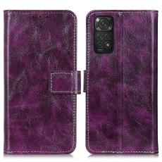  Xiaomi Redmi Note 11 4G Fodral Crazy Horse Lila