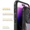  iPhone 16 Pro Max Skal Hybrid Transparent / Svart