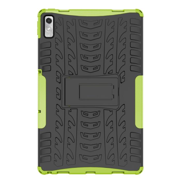 Bild 2,  Lenovo Tab P11 Gen 2 Skal Rugged Kickstand Armor Grön