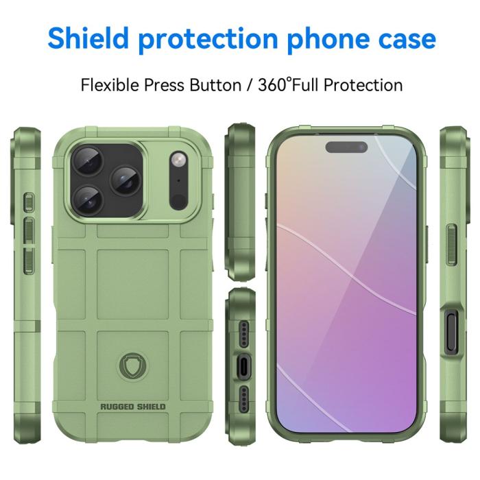 Bild 3,  iPhone 18 Pro / 17 Pro Skal Robust Grön