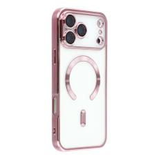  iPhone 17 Pro Max Skal MagSafe Electroplated TPU Rosa