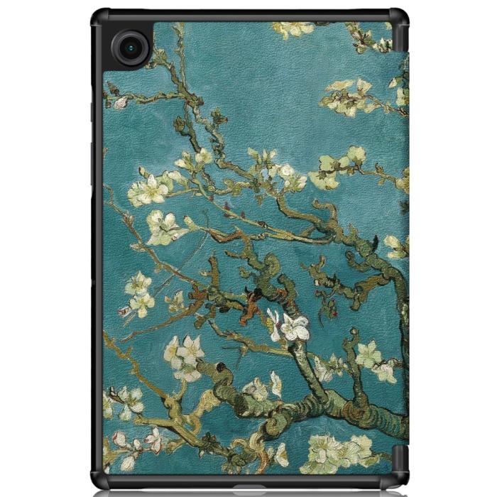 Bild 3,  Samsung Galaxy Tab A8 10.5 (2021) Fodral Tri-Fold Peach Blossom