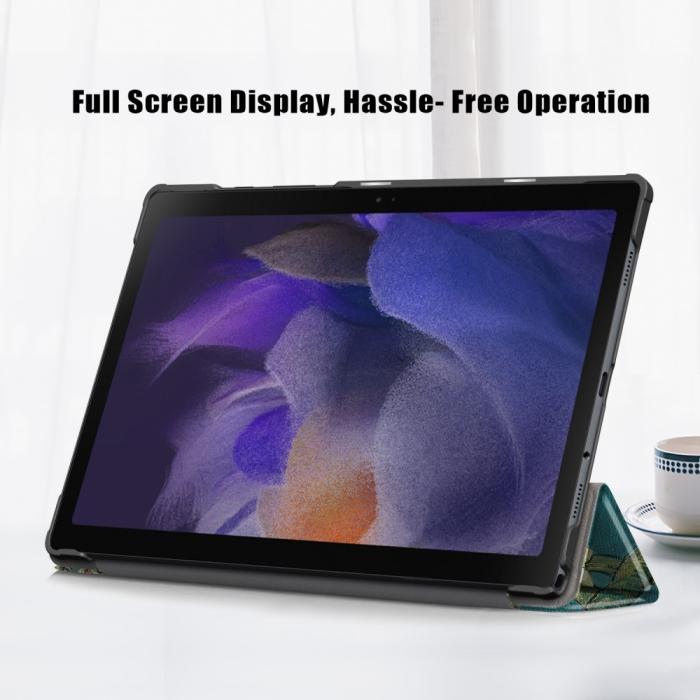 Bild 4,  Samsung Galaxy Tab A8 10.5 (2021) Fodral Tri-Fold Peach Blossom