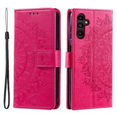  Samsung Galaxy A35 5G Fodral Mandala L&auml;der Rosa