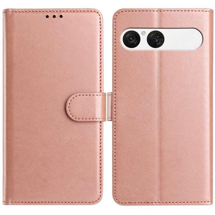 Bild 3,  Sony Xperia 10 VII Fodral Multifunktionellt Läder Roséguld