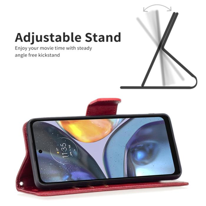 Bild 3,  Motorola Moto G22 Fodral Shark Solid Röd