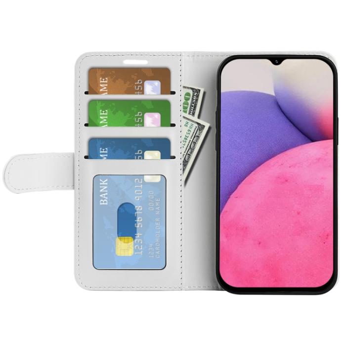 Bild 4,  Samsung Galaxy A33 5G Fodral Läder Vit