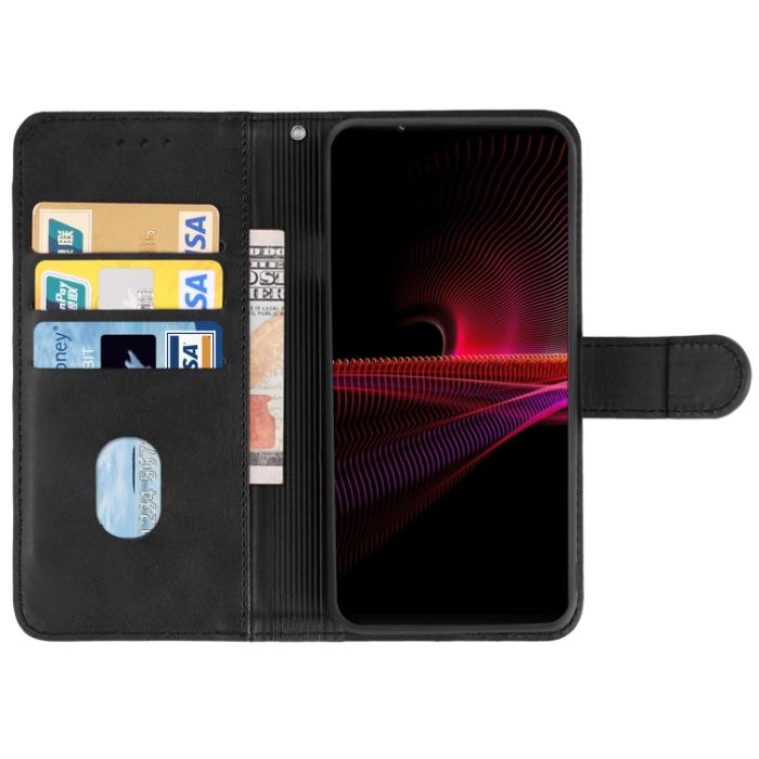 Bild 3,  Sony Xperia 1 IV Fodral Läder Svart