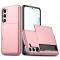  Samsung Galaxy S23 Plus Skal Med Kortfack Roséguld