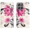  Motorola Moto G15 / G15 Power Fodral Med Tryck Lotus Blomma