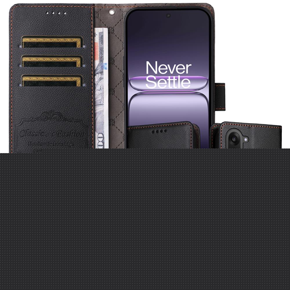  OnePlus Nord CE5 Plånboksfodral Läder Svart