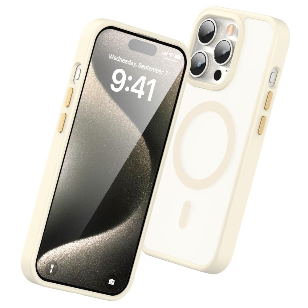 ColorPop ColorPop iPhone 15 Pro Max Skal CH MagSafe Matt Off White