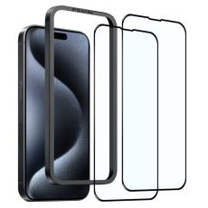 NORTHJO NORTHJO iPhone 15 Pro Max Sk&auml;rmskydd Helt&auml;ckande H&auml;rdat Glas