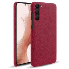  Samsung Galaxy S24 Plus Slim Tygbelagt Skal R&ouml;d