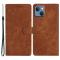  iPhone 15 Plus Fodral Skin Touch Läder Brun