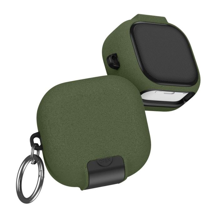 Bild 6, Tech-Protect Tech-Protect Galaxy Buds 4 / 4 Pro Skal Slim Hook Olive Green