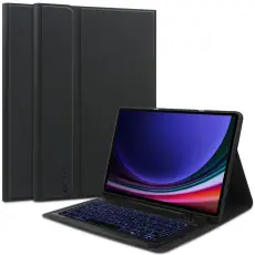 Tech-Protect Tech-Protect Galaxy Tab S9 FE Plus Fodral SC Tangentbord Svart