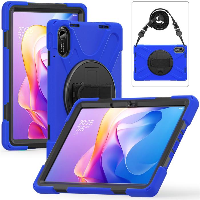 Bild 3,  Xiaomi Redmi Pad 2 Skal 360° Kickstand Med Strap Blå
