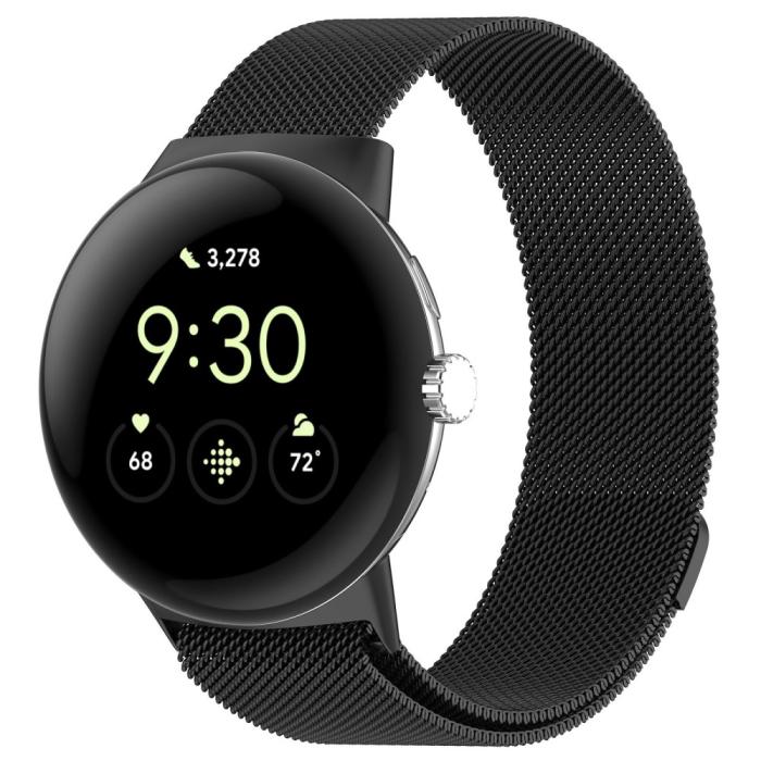 Bild 3,  Google Pixel Watch 4 / 3 45 mm Armband Milanese Svart
