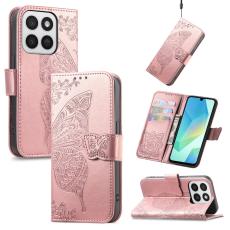  Honor 400 Smart Fodral Med Fj&auml;ril Tryck Ros&eacute;guld