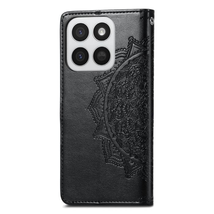 Bild 6,  Honor 400 Smart Fodral Mandala Läder Svart