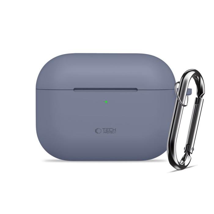 Bild 2, Tech-Protect Tech-Protect AirPods Pro 3 Skal Silikon Hook Baby Blue