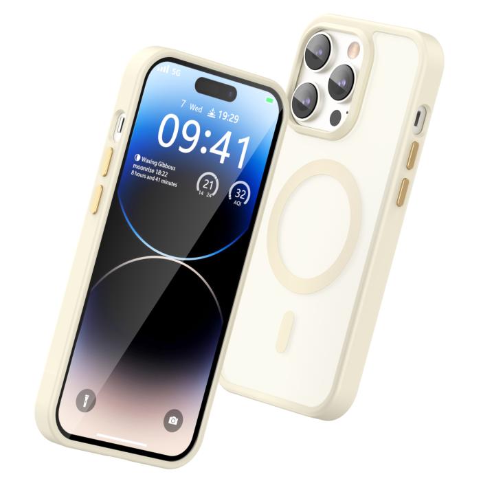 Bild 3, ColorPop ColorPop iPhone 14 Pro Skal CH MagSafe Matt Off White