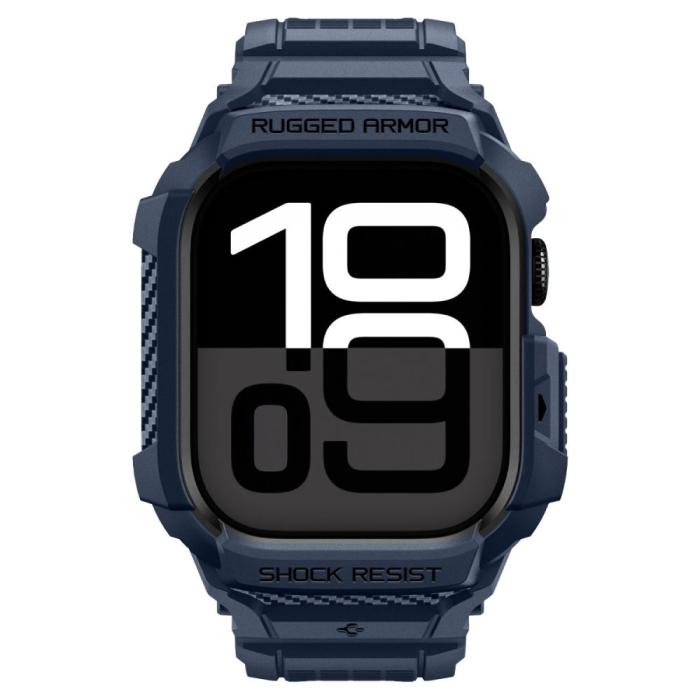 Bild 2, Spigen Spigen Apple Watch 11/10 42 mm Skal/Armband Rugged Armor 'Pro'
