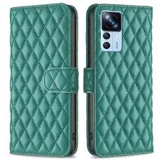  Xiaomi 12T / 12T Pro Fodral Diamond L&auml;der Gr&ouml;n