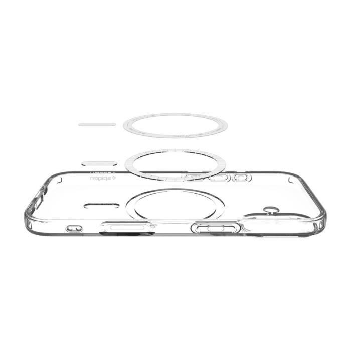 Bild 5, Spigen Spigen iPhone 17 Skal MagSafe Liquid Crystal Transparent