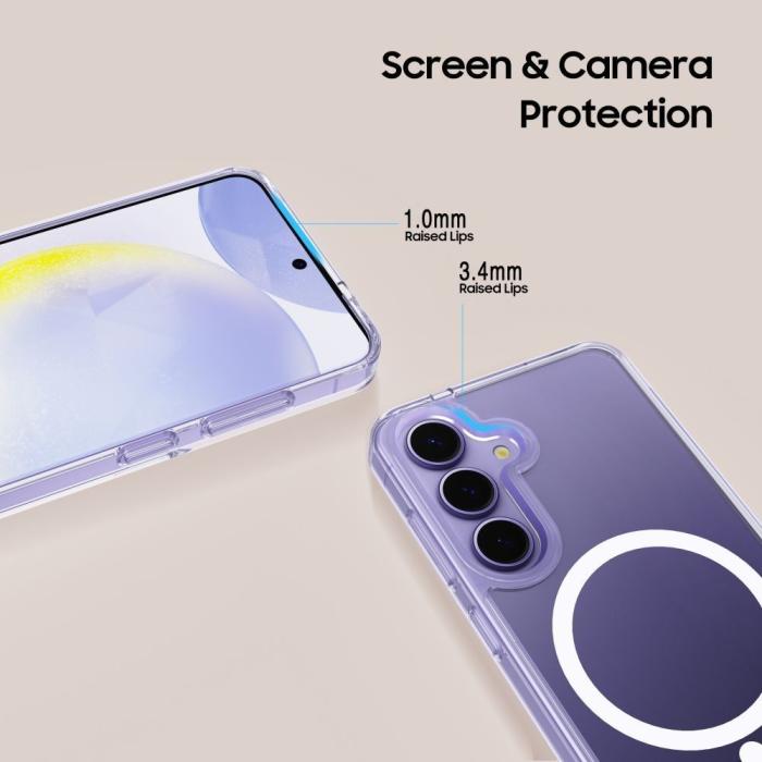 Bild 5, Tech-Protect Tech-Protect Galaxy A57 5G Skal MagSafe FlexAir Hybrid Transparent