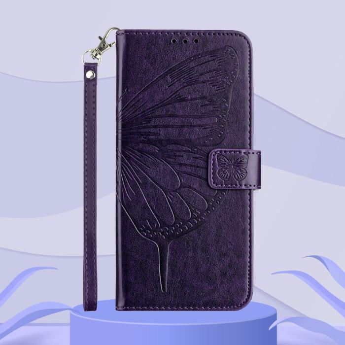 Bild 5,  Samsung Galaxy A27 5G Fodral Fjäril Mörk Lila