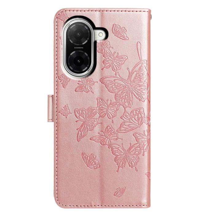 Bild 5,  Xiaomi Redmi A5 Fodral Med Fjäril Tryck Roséguld