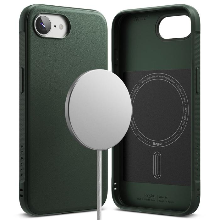 Bild 2, Ringke Ringke iPhone 17e / 16e Skal MagSafe Onyx Mörk Grön