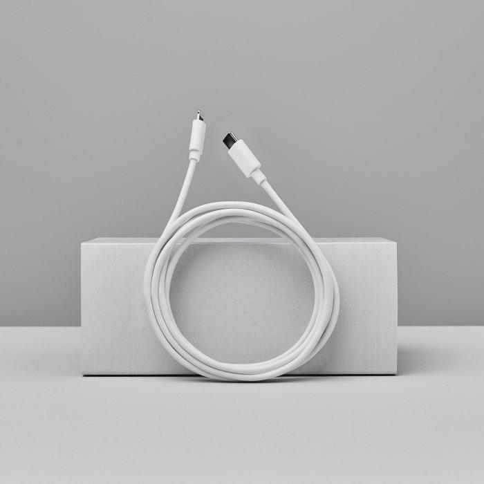 Bild 5, Smartline Smartline 1m USB-C - Lightning MFi Laddningskabel Vit