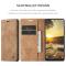CASEME CASEME Galaxy S25 Fodral Flip Retro Läder Brun